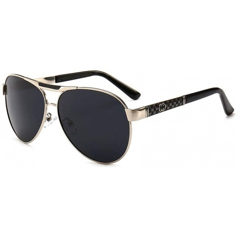 Men's Retro Sunglasses- Polarized Sunglasses- Full Frame Driving C7 ...