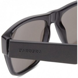 Rectangular CA5002/S Rectangular Sunglasses - Transparent Gray & Multi Zan - CE11C3MXXTF $44.34