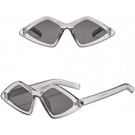 Oval Polarized Protection Sunglasses Diamond Sunglass - Clear - CN1902USALR $8.20