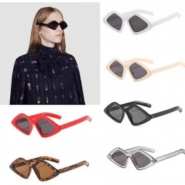 Oval Polarized Protection Sunglasses Diamond Sunglass - Clear - CN1902USALR $8.20