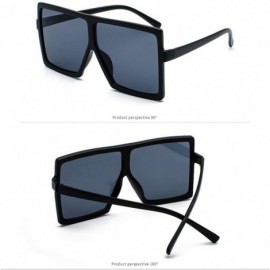 Oversized Retro Oversized Sunglasses Women's Men's Sunglasses Sunglasses Women's Large Frame Sunglasses - CW198QL8YRK $28.81