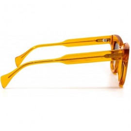 Sport Eyewear - Jagger - Designer Cat Eye Sunglasses for Women - Sunkissed Amber + Brown Gradient - CZ18XWK092G $65.98