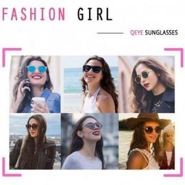 Cat Eye Oversized Sunglasses for Women Polarized Eyewear Fashion Big Frame UV Protection - Purple - CG18OSISUSI $6.94