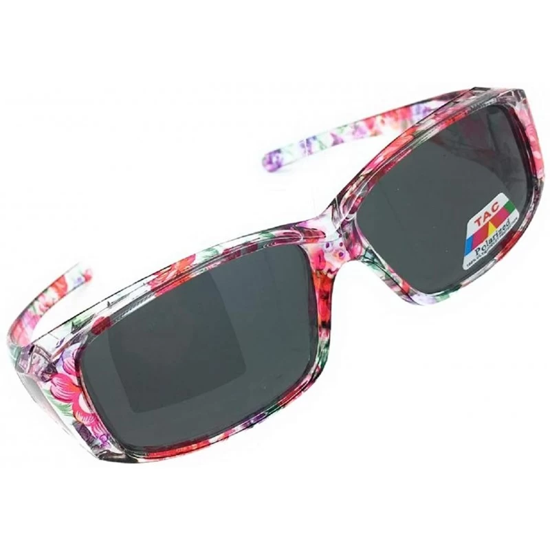 Oval Womens Glare Blocking Polarized Lens 60mm Fit Over Oval Sunglasses - A3 - CR18LI89MMS $8.31