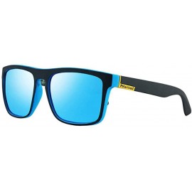 Square Sunglasses Trend Fashion Square Frame HD Lens Polarized UV400 Outdoor Sports 3 - 3 - C118YQO8XWK $12.90