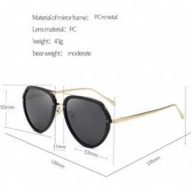 Rectangular Fashion Sun- Men's and Women's Anti-Glare - Polarized Sun- Rectangular Metal Full-Frame C5 - C5 - CZ196AD9H4Z $30.20