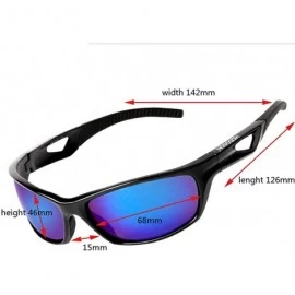 Goggle Polarized Sports Sunglasses Driving Glasses for Men Women Motorcycle Bike Riding Cycling Travel Outdoors Baseball - C1...