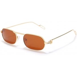 Oval Polarized Oval Sunglasses for Men and Women Summer Eyewear UV400 - C2 - CO190DR7SAR $17.24