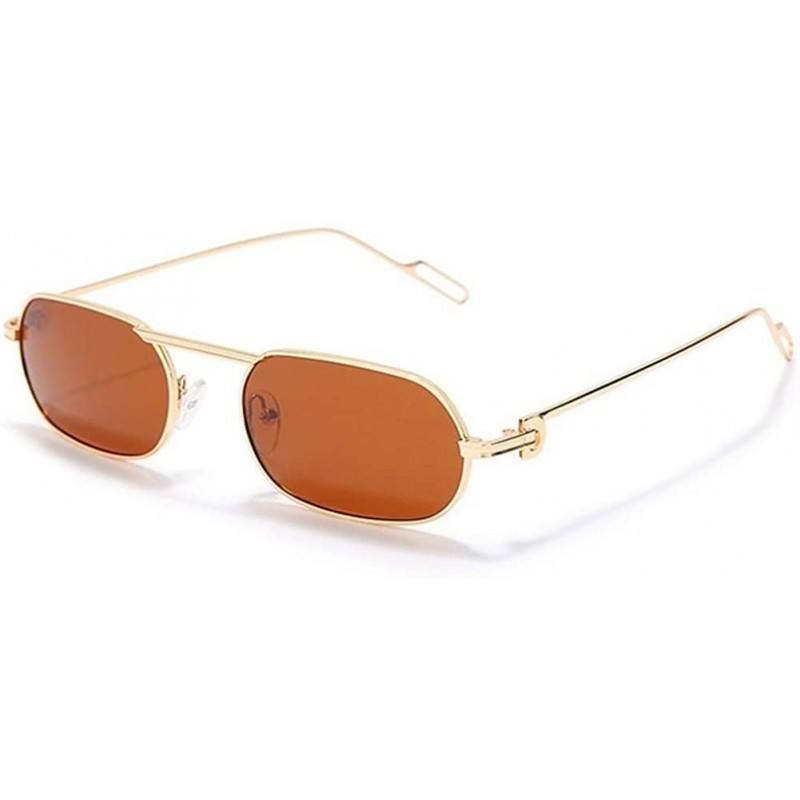 Oval Polarized Oval Sunglasses for Men and Women Summer Eyewear UV400 - C2 - CO190DR7SAR $17.24