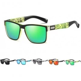 Sport Polarized Sunglasses UV Protection Driving Sunglasses for Outdoor Sport - Green - CS18M4UETCE $12.67