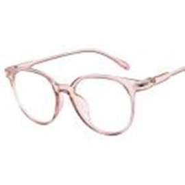 Aviator Blocking Glasses Non Prescription Eyeglasses - Pink - CX194GZ0NXW $12.37