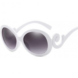 Sport BLACK Plastic Small Sunglasses Ladies Sexy Crystal Vintage Tiny Sun Glasses For Women - White - CA199O0XGHW $10.64