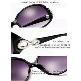 Goggle Women's Sunglasses Double Ring Large Frame Sunglasses - Brown - CS18XZKARCU $34.06
