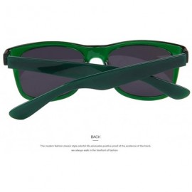 Oversized 2019 New Fashion Men Women Sunglasses Summer Cool Sunglasses Unique C01 Green - C05 Blue - CX18YZWHXZM $9.84