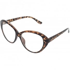 Cat Eye Cat Eye Sunglasses Diva Designer Womens Fashion Eyewear Eye Glasses - Leopard 1 41637 - CB18DO6OGAA $11.76