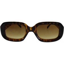 Square Wiz - Concave Unisex Sunglasses with Microfiber Pouch - Tortoise / Smoke - CH18IILK3AZ $11.87