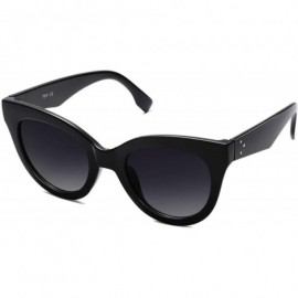 Oval Retro Vintage Cateye Oversized Women Sunglasses Designer Glasses HOLIDAY SJ2074 - CQ18U8OY23Z $14.22