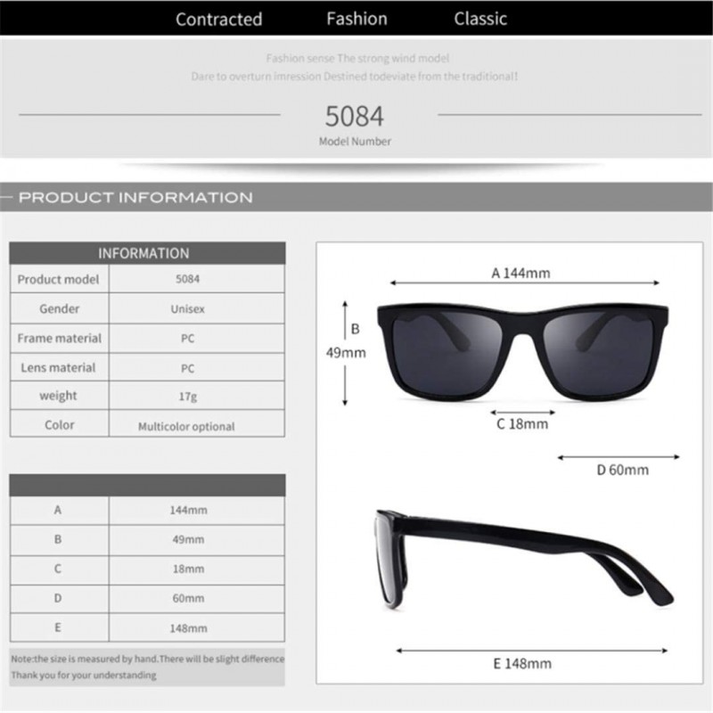 Polarized UV400 Sunglasse Men Dazzle Color Driver Classic Retro ...