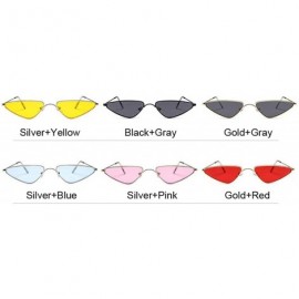 Cat Eye 2020 Pink Women Cat Eye Sunglasses Cute Sexy Er Summer Retro Small Frame Black Red Cateye Sun Glasses - CC198AHS5KL $...