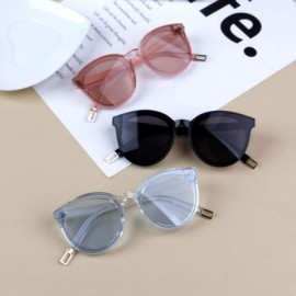 Round 2019 Vintage Cat Eye Kids Sunglasses Baby Children Boys Girls Big Cute Cateye Sun Glasses Uv400 Travel Eyewear - CB197Y...