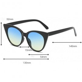 Cat Eye Women sunglasses polarized uv protection oversized cat eyes retro vintage - D - C618SAYZRDI $7.70