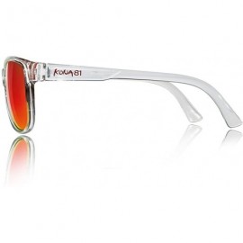 Sport Barracuda Sport Sunglasses G3218 - Red/Clear - C118C3T66M9 $27.09