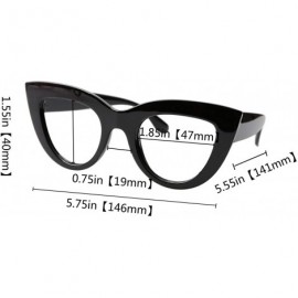 Cat Eye Womens 4 Pairs Value Pack Mixed Colors Cat Eye Reading Glasses - 4 Pairs Mixed Colors - CI192270OCA $13.97