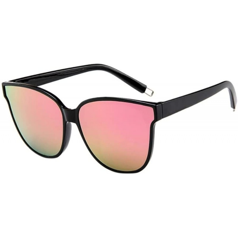 Cat Eye Fashion Mirrored Women - Multicolor B - C718EOTI68N $9.49