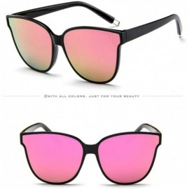 Cat Eye Fashion Mirrored Women - Multicolor B - C718EOTI68N $9.49