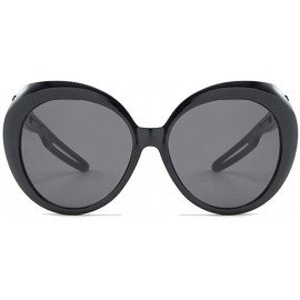 Oversized Hollow Out Legs Oversized Round Sunglasses for Women and Men UV400 - C5 - CK198CALH25 $9.16