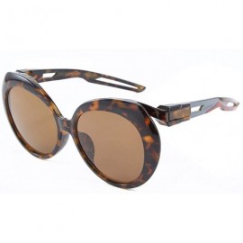 Oversized Hollow Out Legs Oversized Round Sunglasses for Women and Men UV400 - C5 - CK198CALH25 $9.16