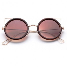 Oversized Karina" - New Cateye Design Fashion Sunglasses Translucent Unique Oversized Sunglasses for Women - CC17YDOQ2MG $11.00