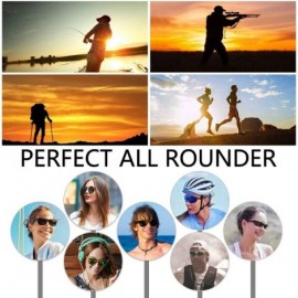 Round Polarized Sports Sunglasses for men women Baseball Running Cycling Fishing Golf Tr90 ultralight Frame JE001 - CN18CSYGO...