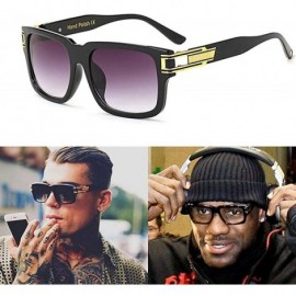 Aviator Fashion Oversized Men Luxury Brand Designer Large Frame Men Sunglasses 97130 C6 - 97130 C3 - CX18YLZ2UKG $15.52