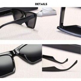 Cat Eye Small Vintage Cat Eye Sunglasses Retro Cateye Sun Glasses for Women Fashion Style - Black Leopard Frame/Grey Lens - C...