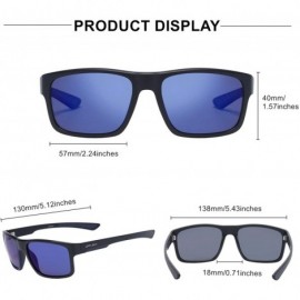 Oversized Men's Classic Polarized Sunglasses Driving Vintage UV400 Sun Glasses for Men Women - CJ18U5LOMO9 $34.06