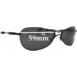 Oval Replacement Sunglass Lenses fits Oakley Crosshair S Womens 59mm Wide - C118HENN5XA $37.22