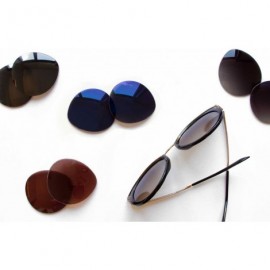 Oval Replacement Sunglass Lenses fits Oakley Crosshair S Womens 59mm Wide - C118HENN5XA $37.22