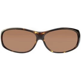 Oval Jonathan Paul Element Medium Polarized Over Sunglasses - Tortoise - CT11LY9XD7Z $47.41