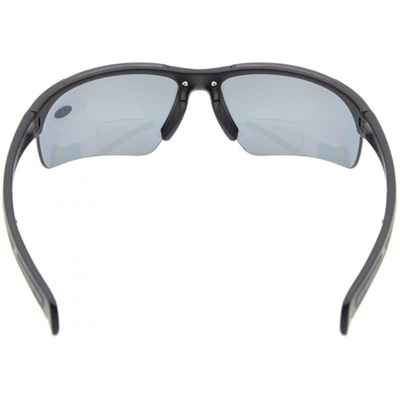 TR90 Unbreakable Sports Half-Rimless Bifocal Sunglasses Baseball ...