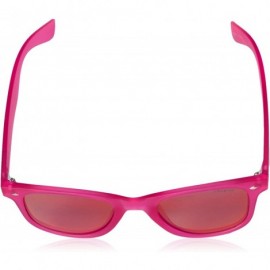 Wayfarer Women's Pld6009/N/M Rectangular Sunglasses - Bright Pink - CR11YXEF04R $33.73