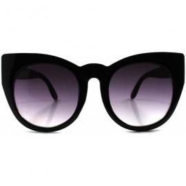 Cat Eye Classic Retro Fashion Womens Vintage Inspired Cat Eye Frame Sunglasses - Black - CH1892GHNKE $10.86