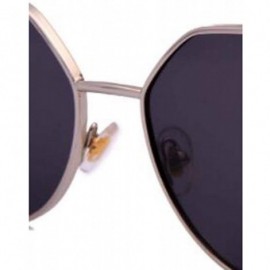 Aviator Unisex sunglasses - fashion personality sunglasses - horn fashion sunglasses - E - CA18SHH6SMW $34.81