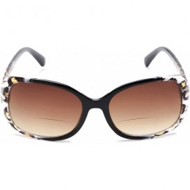 Oversized Readers.com Sun Reader The Cassia Bifocal Reading Sunglasses Plastic Square Style for Women - C81825LE44O $23.05