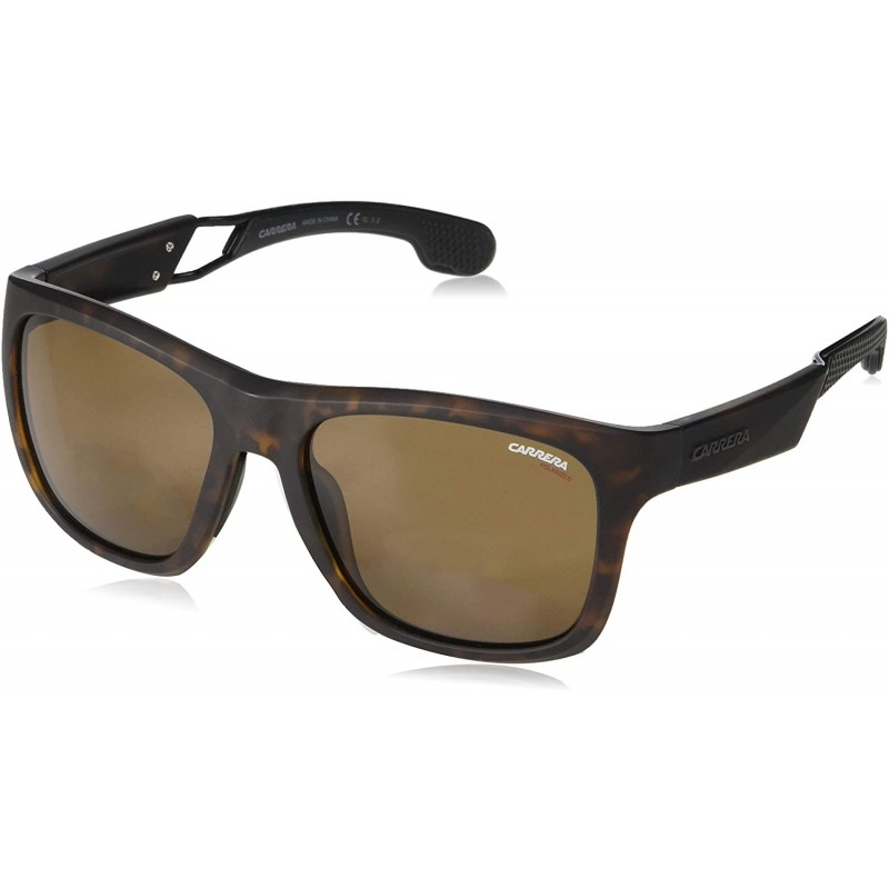 Rectangular mens Ca4007/S Rectangular Sunglasses - Matte Havana - CH184QUSYYE $53.69