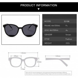 Square Fashion Sunglasses Women Vintage Metal Frame FeGlasses Classic Mirror Oculos Gafas De Sol Feminino UV400 - CT199CMY28A...