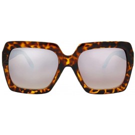 Square Retro Vintage Nerdy Fashion Sunglasses Collection"Learn-2-Read"-2 Pack - Brown - CE18ODOCXRR $20.95