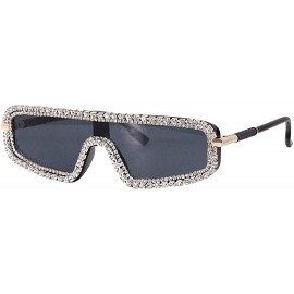 Shield Oversize Shield Visor Sunglasses Flat Top Mirrored Mono Lens - Black - CO18RX8N3Y7 $16.09