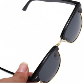 Square Sunglasses Polarized Antiglare Anti ultraviolet Travelling - Tan - CA18WT5G9TX $21.34