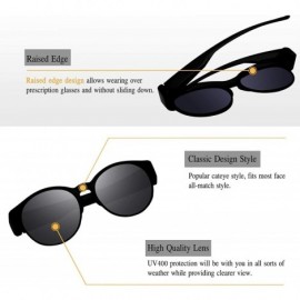 Oversized Oversized Fit Over Sunglasses Wear over Prescription Eyeglasses with Polarized Lens for Man Woman Driving Fishing -...